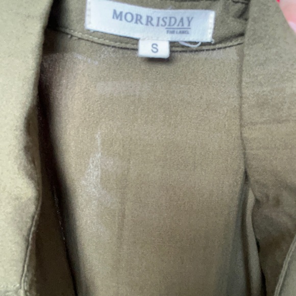 Green Linen Jumpsuit - Picture 5 of 7